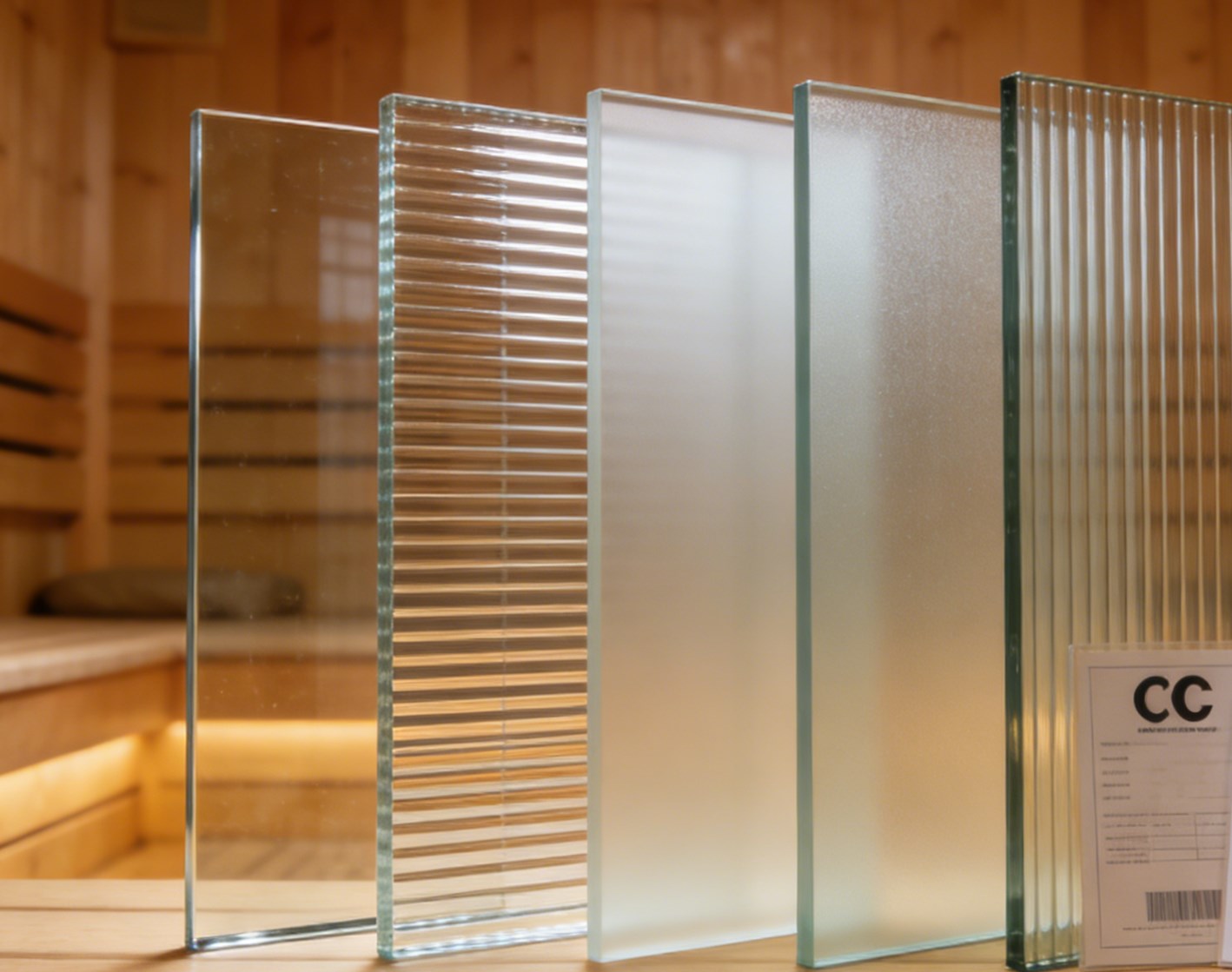 Вибухозахищене скло сауни